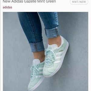 Brand new with tags adidas sold out mint gazelles complete rare and sold out